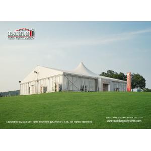 Cheap Luxury Waterproof High Peak Wedding Marquee with Glass Walls 20x30m wholesale