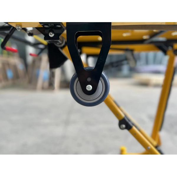 Thickened Aluminum Alloy Ambulance First Aid Stretcher With Folding Leg Mechanical Structure Height Adjustment Leg And Back Adjustment