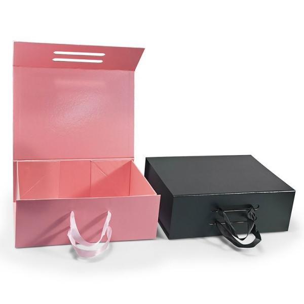 Two Sided Magnetic Gift Box Hot Stamping Custom Jewelry Perfume Flip Top Gift Box
