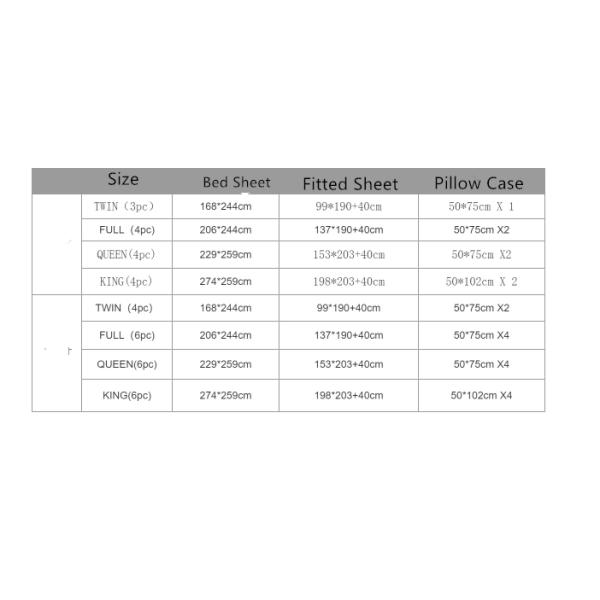 Sustainable Bedding Set Plain Craft Pillowcase Bed Sheet with Fitted Sheet and Bed Cover