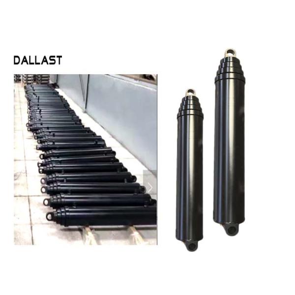 Single Acting Telescopic Front Hydraulic Cylinder Long Stroke