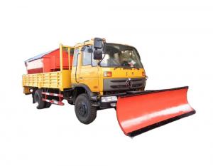China Snowmelt Agent Spray Truck Mounted With Snow Shovel for sale, good price customized new snow-removal vehicle for sale on sale