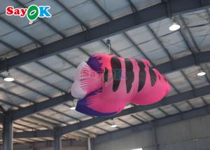 China Big Oxford LED Inflatable Flying Fish For Amusement Parks on sale