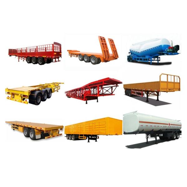 3 Axle 40 ton Heavy Duty Semi-Trailer 50 Cubic Meter Tipper Rear U Shape Dump Trailer
