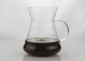 Cheap Professional Pour Over Drip Coffee Maker Glass Coffee Pot Silk Printing Logo wholesale