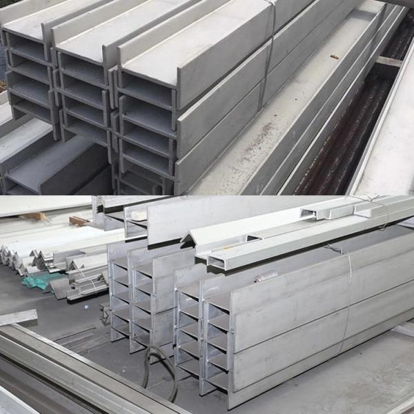 Galvanized Carbon Steel H Beam Angle Bar 108mm Section Znic Coated