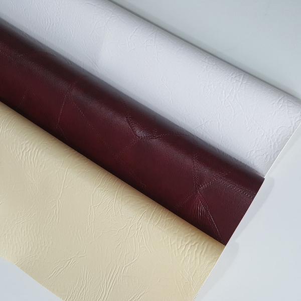 Furniture Sofa PVC Leather Fabric , PVC Upholstery Fabric Well Crafting