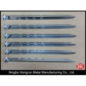 Cheap 9 inch camping steel ripple tent pegs wholesale