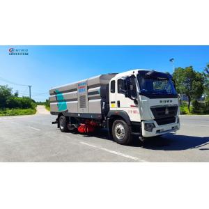 China HOWO Vacuum Street Sweeper Truck Mounted Road Sweeper Manufacturers on sale