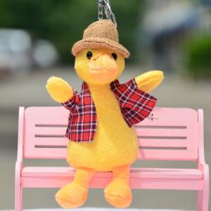 PP Cotton Stuffed Duckling Keychain Plush Toys