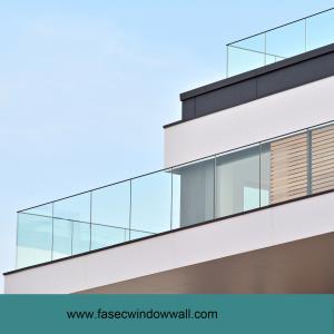 China Laminated / Single Tempered Glass Stair Balustrade Modern Contemporary on sale