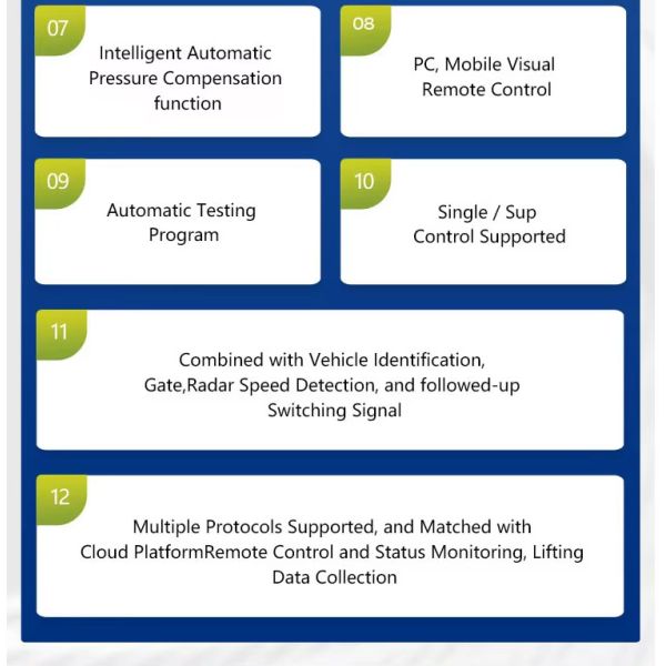 Automatic Hydraulic Bollard with LED Lights Customizable Stainless Steel Retractable Bollard