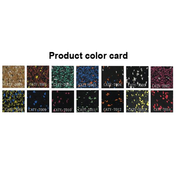 Nontoxic Blue Rubber Workout Mats , Soundproof Gym Mats For Garage