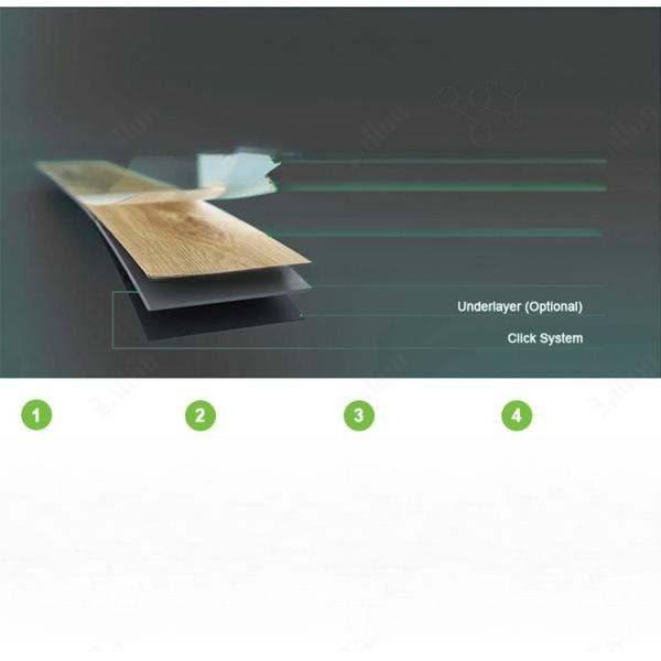 Eco-friendly Wooden Surface Print SPC Vinyl Flooring for Apartment Interior Decoration