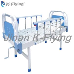 Cheap ABS Steel 1 Crank Foldable Hospital Ward Manual Nursing Bed wholesale