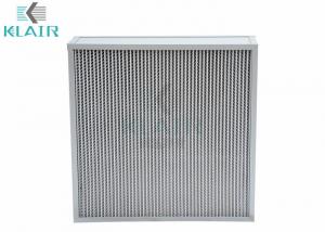 Cheap Final stage Hepa Air Filter , Low Resistance Oil Mist Collector With Heavy Duty Media Pack wholesale