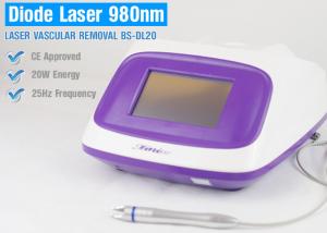 Cheap Portable Touch Screen 980nm Laser Removal Machine For Varicose Veins / Acne Treatment wholesale