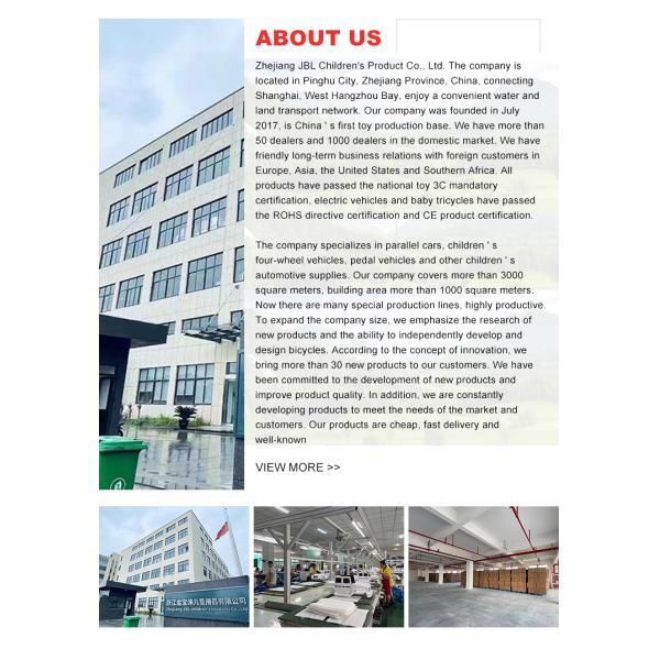 Children Ride On Car with Light 6V 12V Electric Motorcycles for Kids Customized and Now