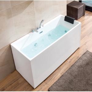 Cheap Shower Room Freestanding Jacuzzi Bathtub , Massage Acrylic Bathtub CE Approved wholesale