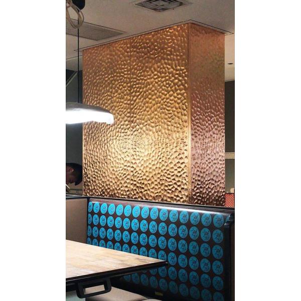 Custom Designs DIY Textured Hammered Metal Sheet Handcrafted Hammered Stainless Steel Sheet