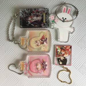 Cheap Personalized Laser Cut Anime Figure Keychain With Logo Printed wholesale