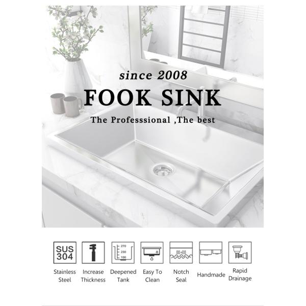 Single Bowl 36 Inch Kitchen Sink Apron Front Farmhouse Workstation 304 Stainless Steel
