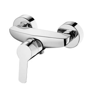 China Shower Mixer Bar Wall Mounted Shower Faucet Single Lever Shower Mixer For Exposed Installation G1/2, Chorme Finished on sale