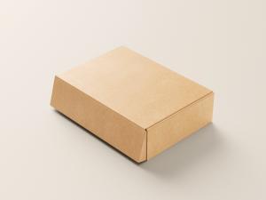 Cheap Brown Paper E Flute Corrugated Box Customize Logo wholesale