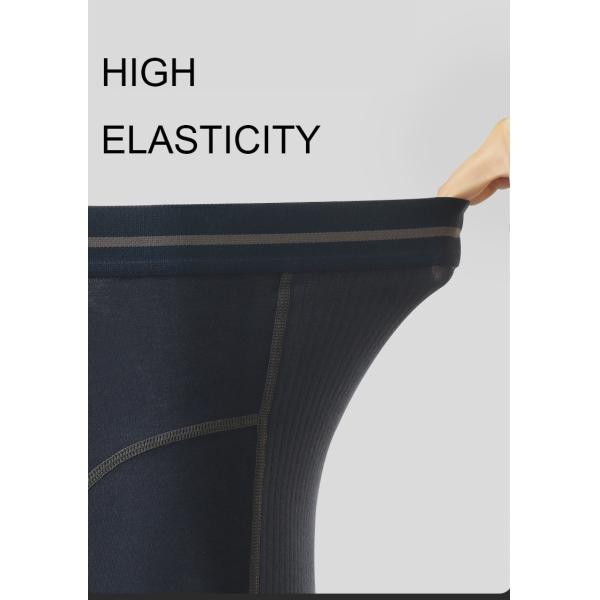 White Compression Mens Cotton Boxer Shorts Underwear Soft Cotton Lengthened Legs Abrasive Pants