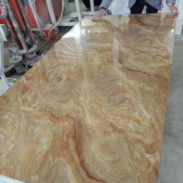 Chinese Manufacturer 1220x2440mm 3mm Pvc Marble Uv Coating Wall Panel Sheet