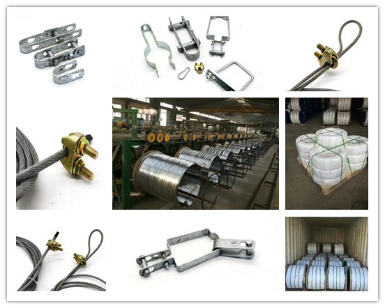 Hot Daip Galvanized Agricultural Anti Hail System Metal Fence Post Clips