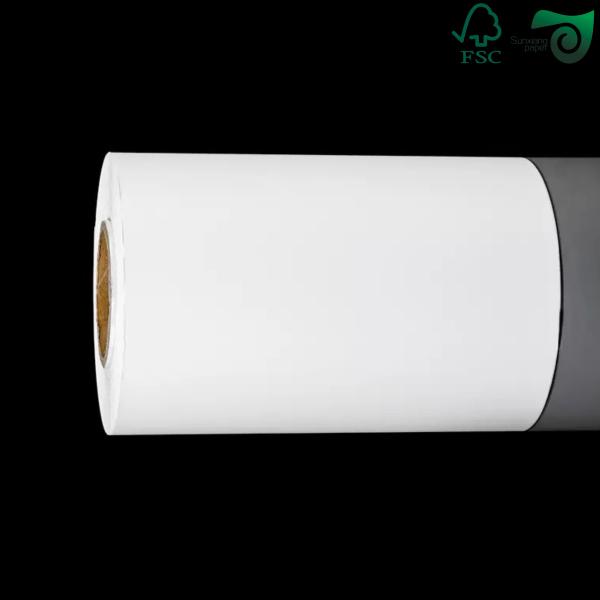 FSC 200gsm Uncoated White Kraft Paper High Strength Option For Tea Packaging 1020mm Width