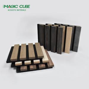 Vertical Wood Slat Wall Panels For Interior Acoustic Treatment And Noise