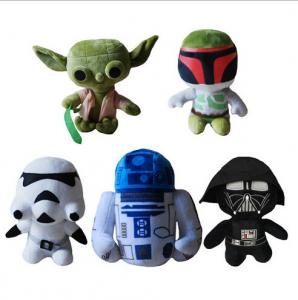 Cheap 8 Inch Cute Star Wars Cartoon Disney Plush Dolls Green For Collection wholesale