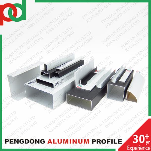 Wooden Grain Colour Aluminium U Channel For Handrail Pergola Balcony Fency Tubes Exported To South America