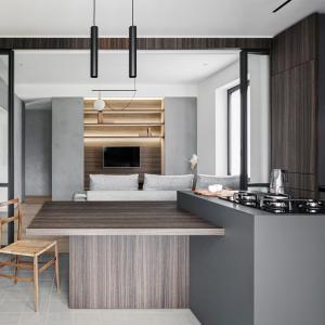 Cheap Modular ODM Handleless Kitchen Cabinets Wood Veneer Kitchen Cabinets wholesale