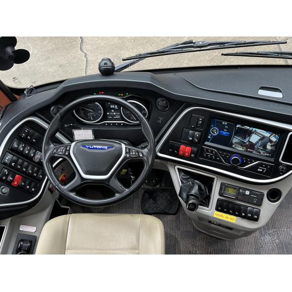 Manual Used Diesel Buses , 50 Seater Bus Second Hand ISO Certified