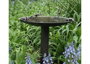 Cheap Casting Frog Bath Bowl Antique Imitation Bronze Garden Sculptures wholesale