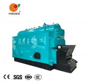 China Coal Biomass Fuel Horizontal Steam Boiler Blue With Automatic Slag Machine on sale