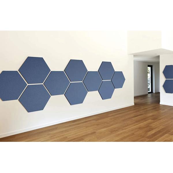 Hexagon PET Felt Acoustic Panels Eco Friendly Sound Absorption Panels Multi-color