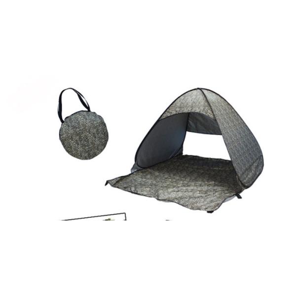 190T Festival Camping Tent Silver Coated Polyester Sunproof Pop Up Canopy 165X200X130cm