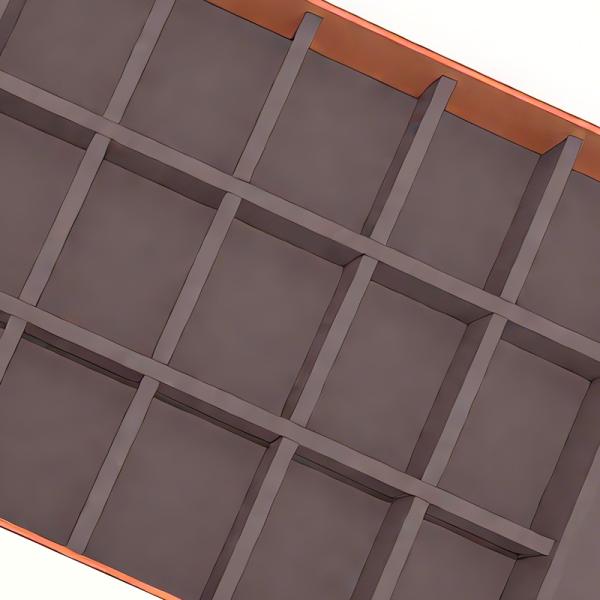 Lightweight Stackable Jewelry Drawer Organizer Handcrafted 17 Compartments