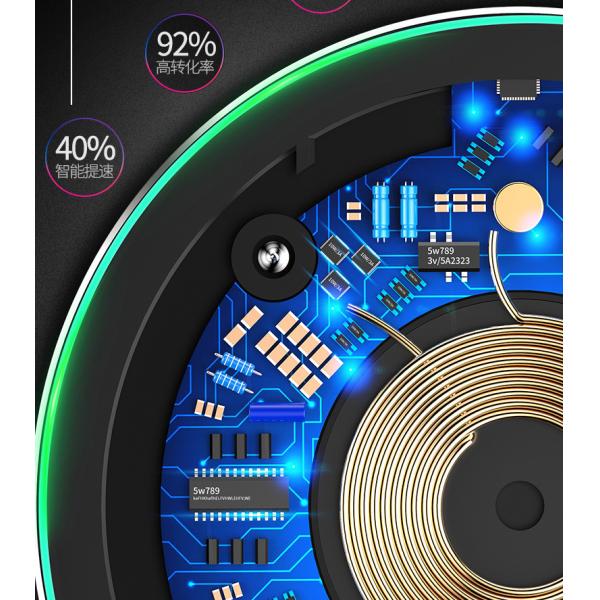 Ultra - Thin 9V 10 W Wireless Phone Charger With CE , FCC , ROHS Certification