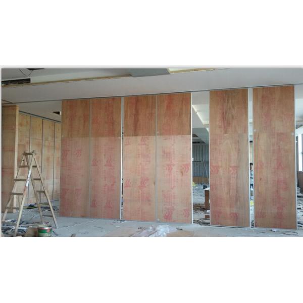 Bare Finish Folding Partition Walls , Acoustic Movable Partition For Wedding Facility