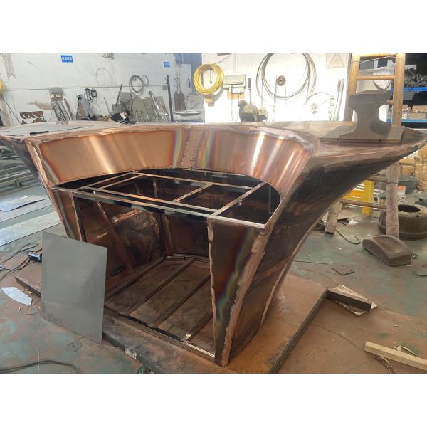 OEM Copper Art Sculpture Interior Furniture Hotel Reception