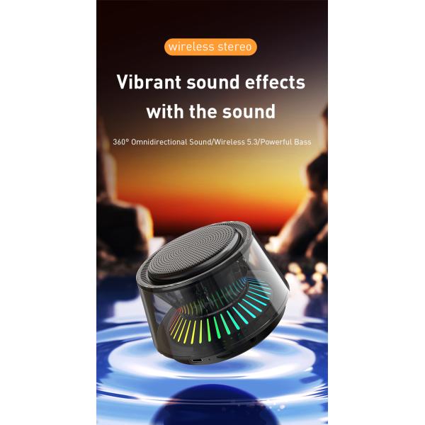 Portable Mini Blue Tooth Speaker With RGB Light Your Ultimate Outdoor Music Solution