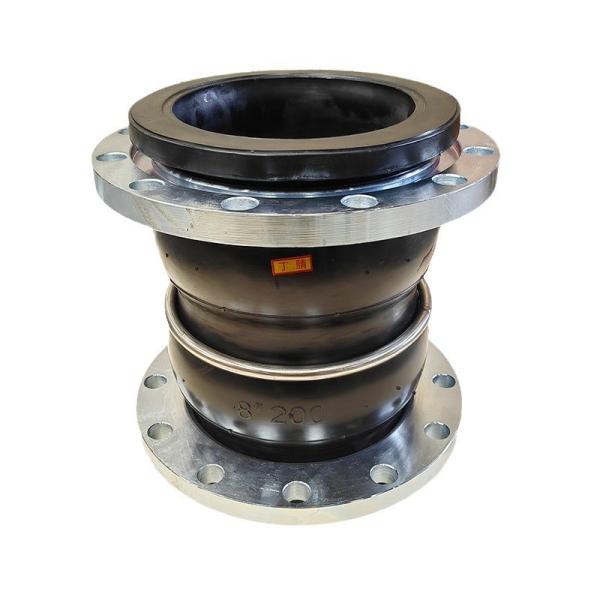 Stainless Steel Carbon Steel Flange Twin Sphere Double Ball Compensator Flexible Rubber Joint