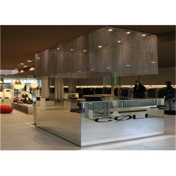 1.6mm Anodized Metal Door Chain Fly Screen Curtain 90*210cm