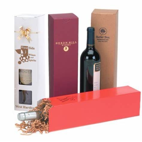luxury wine packaging box cardboard wine paper box custom wine color box