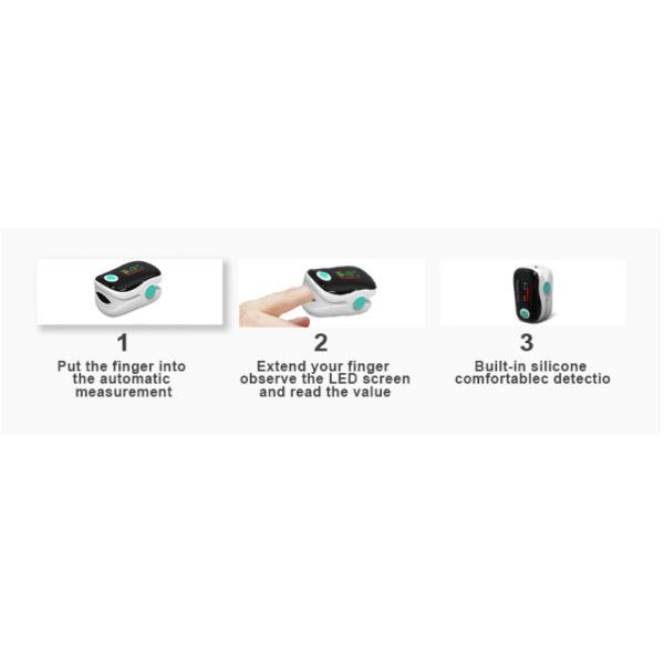 FDA Approved Medical Pulse Oximeter Colors Optional Built In Silicone Membrane